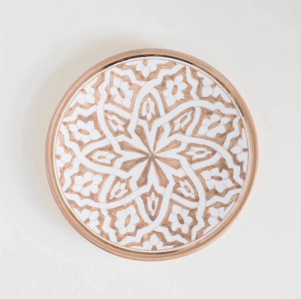 Hand-Painted Moroccan Plate