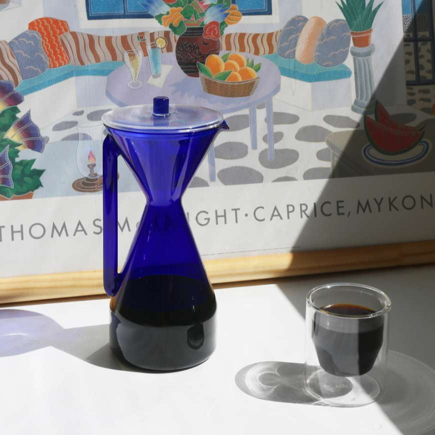 Yield Pour Over Carafe in Cobalt - [product_type] - Yield - Hops Petunia Floral