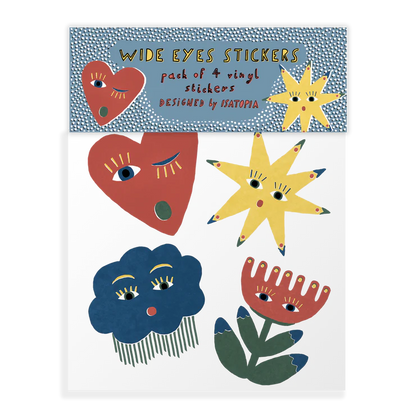 Wide Eyes Stickers Pack