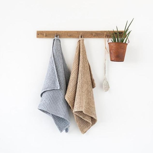 Magic Linen Waffle Kitchen Towel - Kitchen Towels - Magic Linen - Hops Petunia Floral