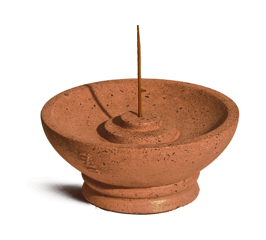 Terracotta Incense Holder