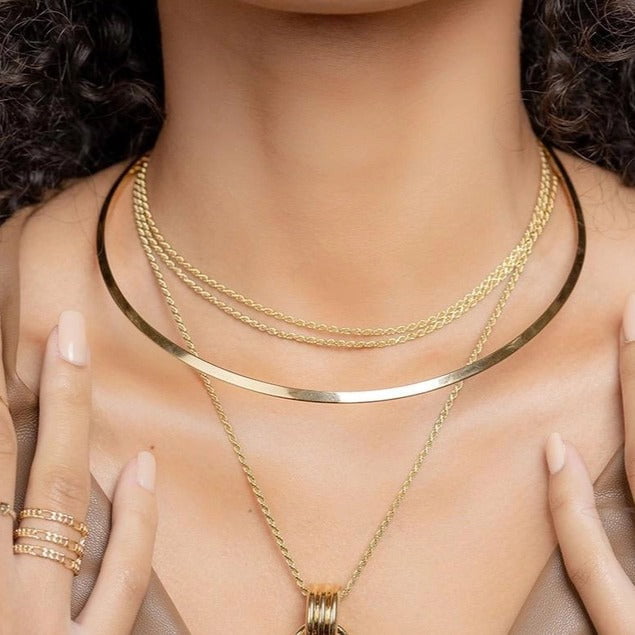 Sophie Black Sierra Wire Choker - Jewelry - Sophie Blake - Hops Petunia Floral