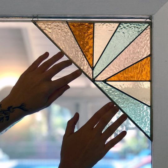 Debbie Bean Stained Glass - [product_type] - Debbie Bean - Hops Petunia Floral