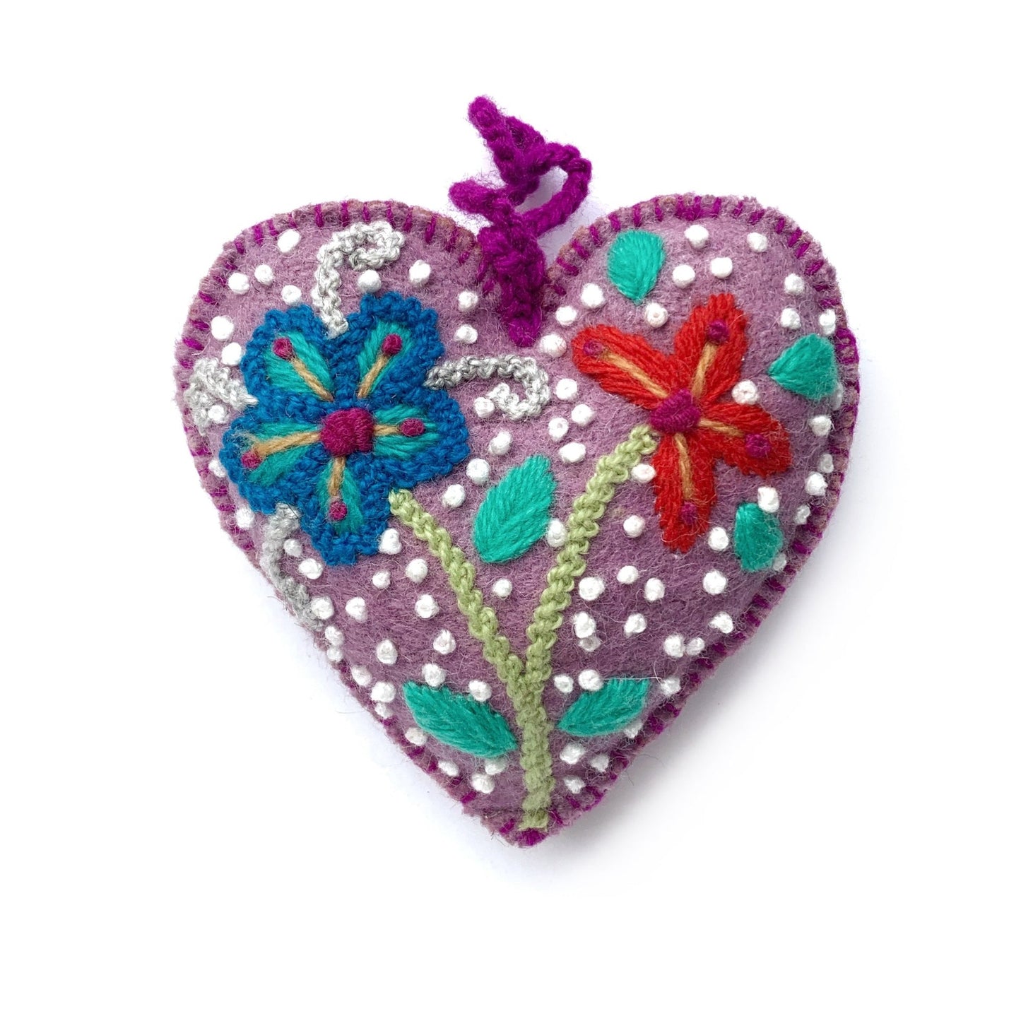 Ornaments 4 Orphans-Embroidered Heart
