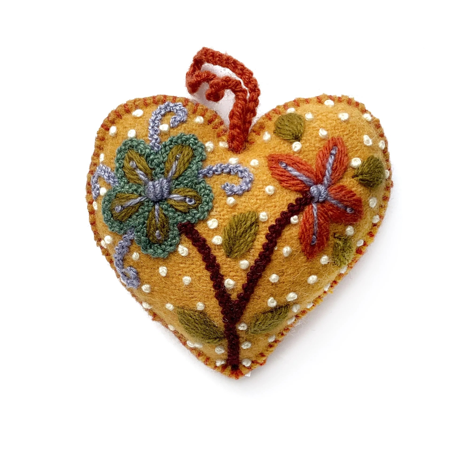 Ornaments 4 Orphans-Embroidered Heart