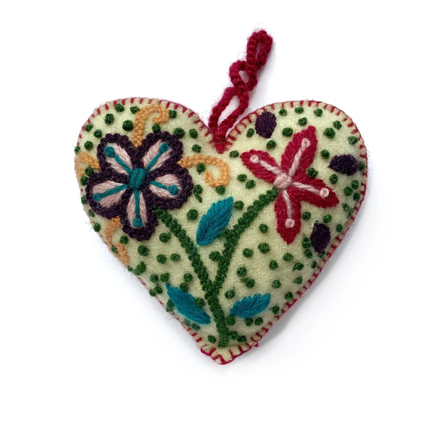 Ornaments 4 Orphans-Embroidered Heart