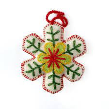 Ornaments 4 Orphans-Embroidered Snowflakes