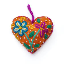 Ornaments 4 Orphans-Embroidered Heart