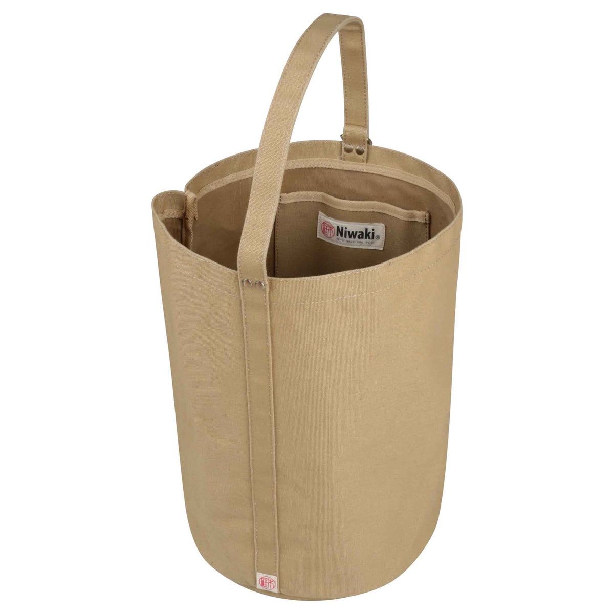 Kantan Canvas Bucket Tote Bag